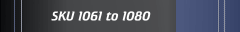 SKU 1061 to 1080