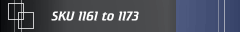 SKU 1161 to 1173