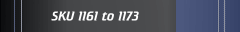 SKU 1161 to 1173